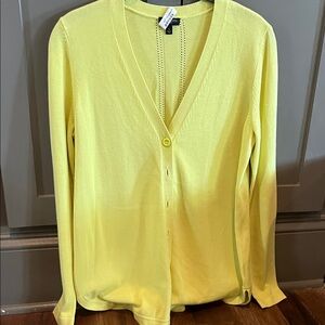 Lime cardigan Talbots Size S petite